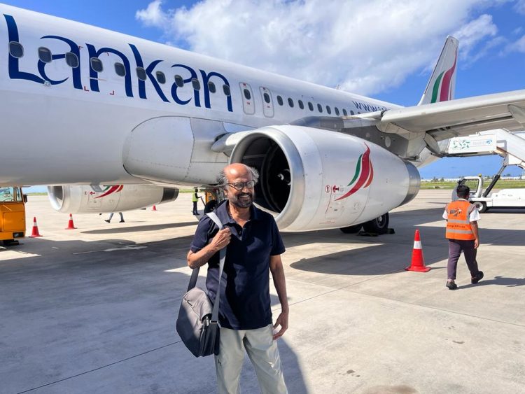 ඉන්දීය ජනප්‍රිය නළු රජිනිකාන්ත් දිවයිනට