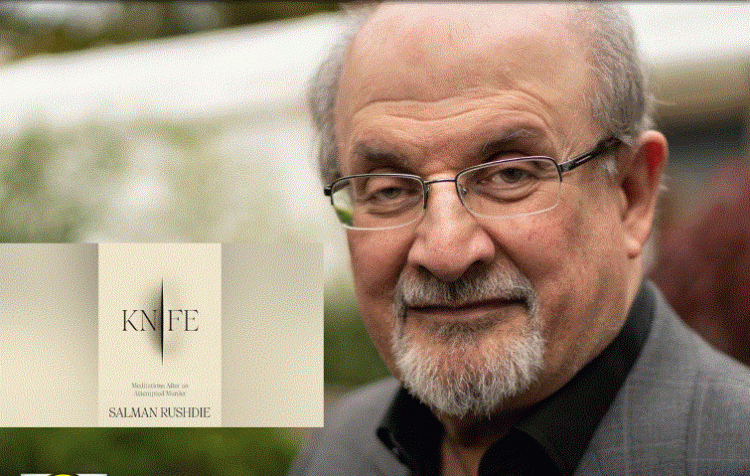 පොත් ලිවීමේ වරදට අනතුරකට මුහුණ පෑ සල්මන් රුෂ්ඩි – එක් ඇසක් අන්ධ කළ පිහි ඇනුම සම්බන්ධයෙන් සමරු සටහනක් ප්‍රකාශයට