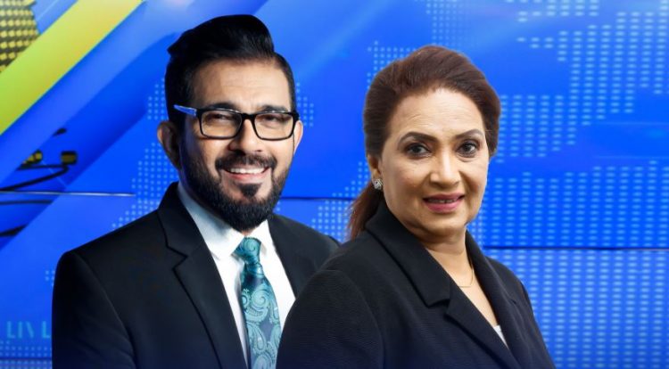 Live at 8 ප්‍රවෘත්ති විකාශයට එක්වූ ප්‍රවීණයින්