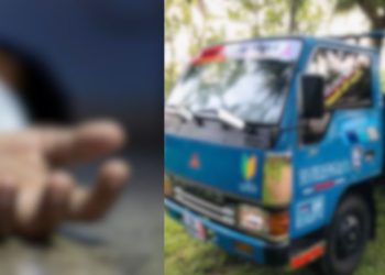 හිඟුරක්ගොඩ මාරක අනතුරක්: ධාවනය වෙමින් තිබූ ලොරියකින් බිම වැටුණු තිදරු පියෙක් ජීවිතක්ෂයට!