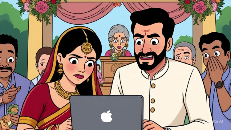 Zoom වෙඩින් එකේ Unmute වූ නැන්දා