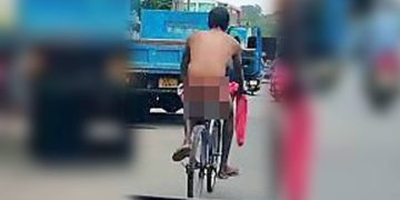 කඳාන නගරය කැළඹූ නිරුවත් පාපැදි සවාරිය: සමාජ මාධ්‍ය ඔස්සේ පැතිර යන දසුන් සමඟ පොලීසිය පුළුල් විමර්ශනයක