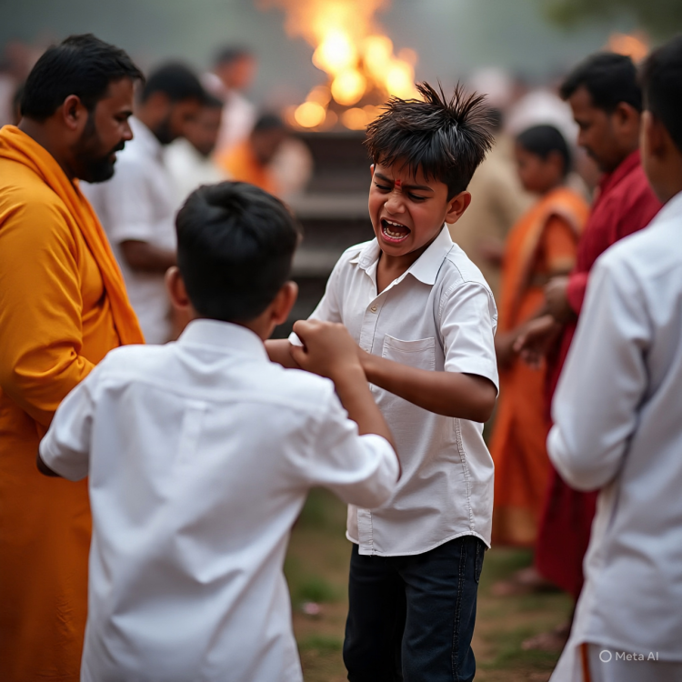 බණ ගෙදරකදී දරුවන්ගේ රණ්ඩුවක් දුරදිග යයි! 14 හැවිරිදි දරුවෙකුට දත් කැඩෙන තුරු පහරදීමක්!