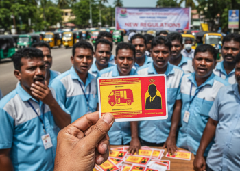 බස්නාහිර ත්රීවීල් රියදුරන්ට අනිවාර්ය නව නීතියක්: රු. 500ට බලපත්රයක්!