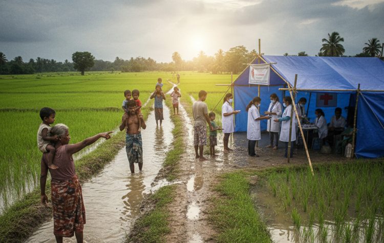 ගංවතුරෙන් පසු සැඟවුණු මාරයා: මී උණෙන් බේරෙන්න නොමිලේ ප්රතිකාර!